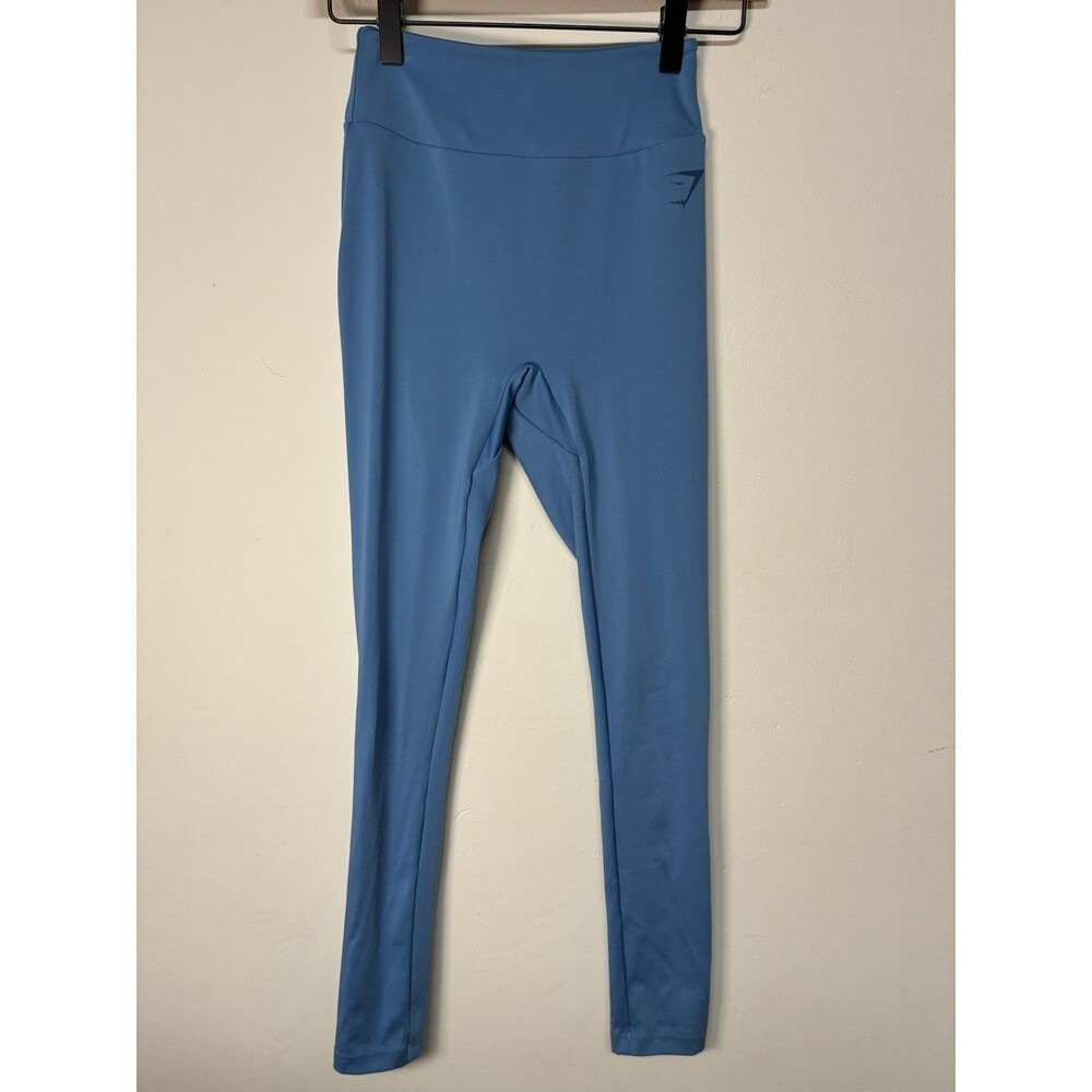 Gymshark Size S Power Regular Leggings Blue Bum Scrunch CrossFit Gym Lifting